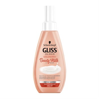 Gliss Beauty Milk Güçlendirici Zayıf ve Güçsüz Saçlar İçin Sıvı Saç Spreyi  150ml