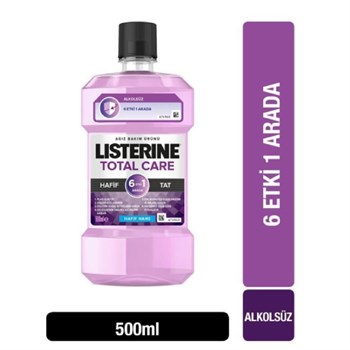 Listerine Ağız Bakım Suyu Total Care Hafif Tat 500ml