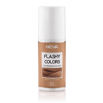 Nevacolor Flashy Colors Geçici Renklendirici Saç Spreyi Bronz 75ml