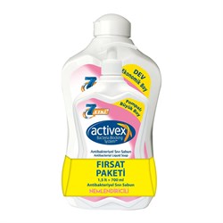 Activex Nemlendiricili Antibakteriyel Sıvı Sabun 1,5lt + 700ml Fırsat Paketi