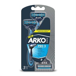 Arko Men Pro3 3 Bıçaklı Kullan-At Tıraş Bıçağı 3'lü