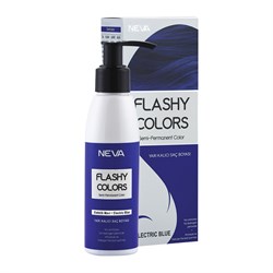 Neva Flashy Colors Yarı Kalıcı Saç Boyası Elektrik Mavi 100 ml 