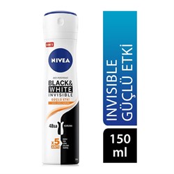 Nivea Deodorant Black White Invisible Güçlü Etki Kadın 150ml