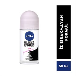 Nivea Roll-On Invisible Black&White Clear Kadın 50 ml