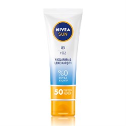 Nivea Sun Yaşlanma & Leke Karşıtı Yüz Kremi Spf 50+ 50 ml