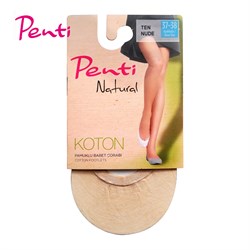 Penti Natural Koton Babet Çorabı Ten 37-38