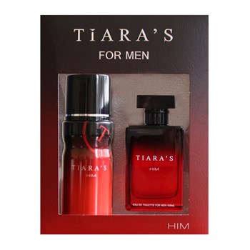 Tiara's EDT Him Parfüm 100ml + Tiara's Him Deodorant 150ml