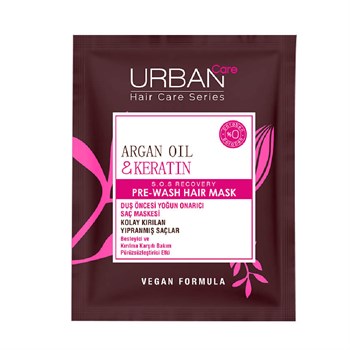 Urban Care Saç Maskesi Argan Oil&Keratin Duş Öncesi Yoğun Onarıcı 50ml 